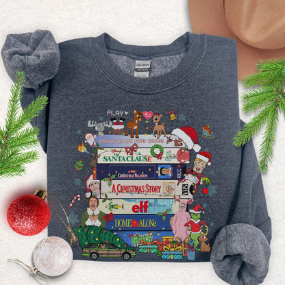 90's Christmas Crewneck Sweatshirt