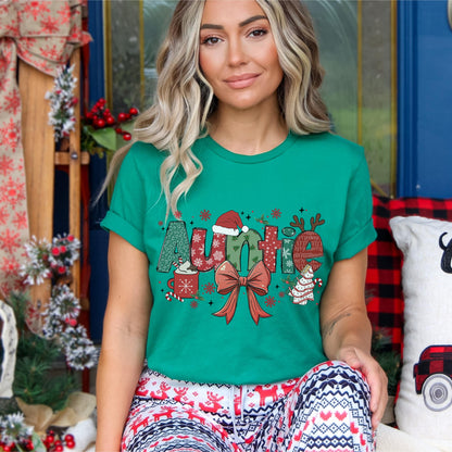 Festive Auntie Christmas Tee