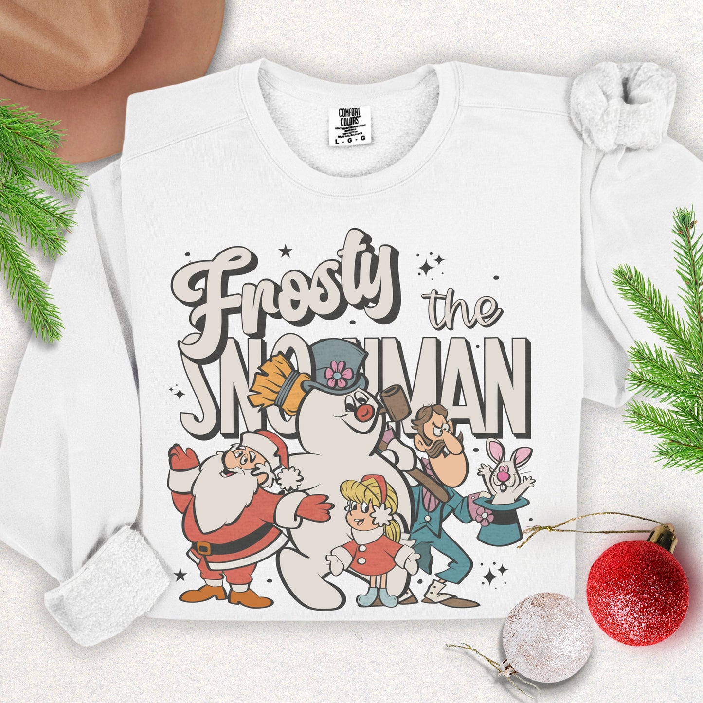Festive Snowman Lightweight Sweatshirt
