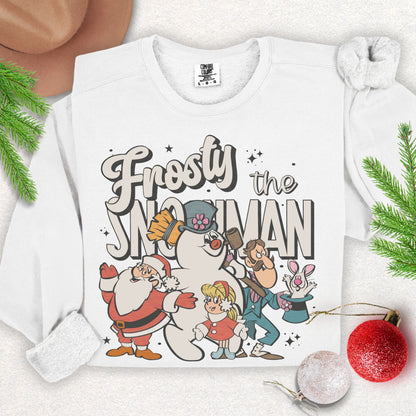 Festive Snowman Lightweight Sweatshirt