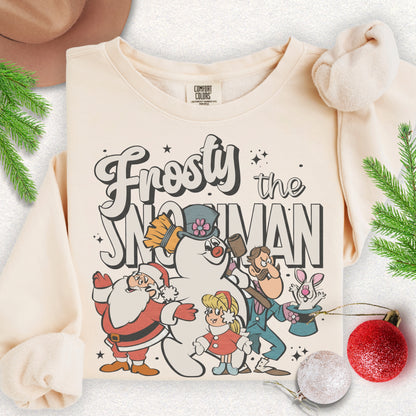 Festive Snowman Lightweight Sweatshirt