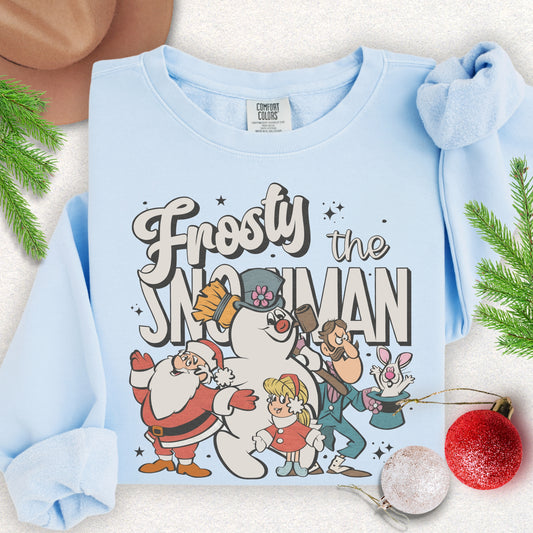 Festive Snowman Lightweight Sweatshirt