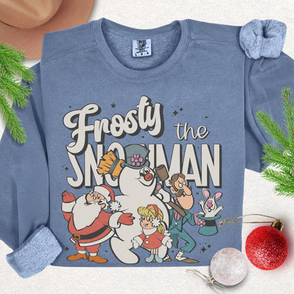 Festive Snowman Lightweight Sweatshirt