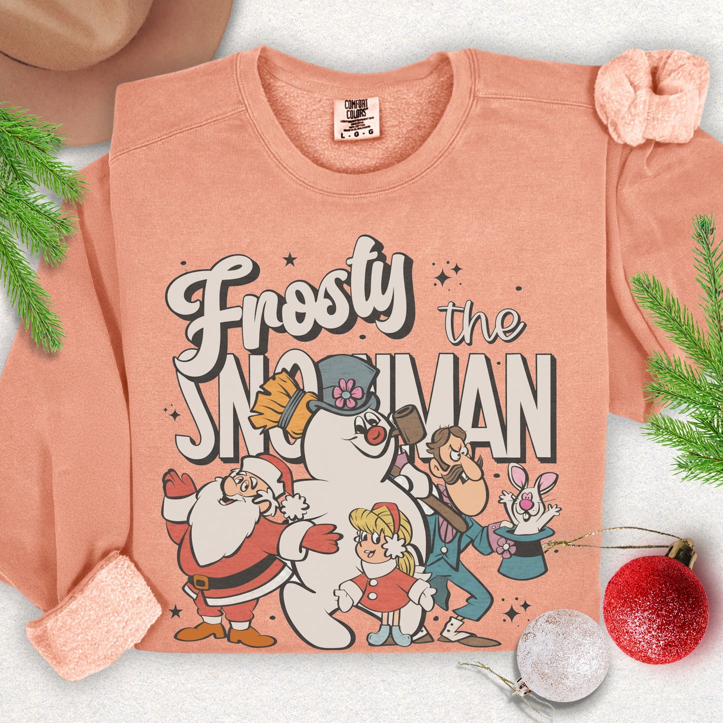 Festive Snowman Lightweight Sweatshirt