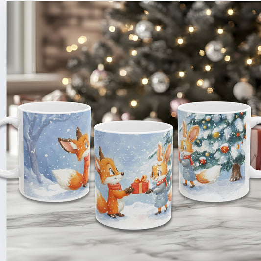 Woodland Christmas 11oz Friends Mug