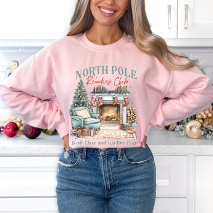 North Pole Readers Club Christmas Sweatshirt