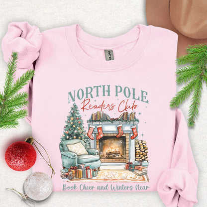 North Pole Readers Club Christmas Sweatshirt