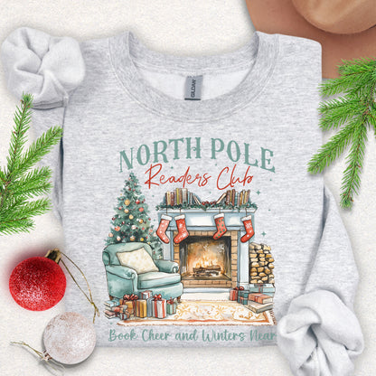 North Pole Readers Club Christmas Sweatshirt