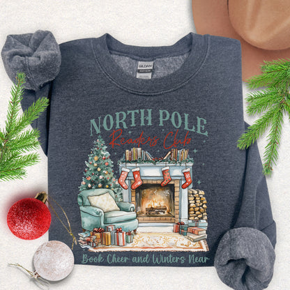 North Pole Readers Club Christmas Sweatshirt