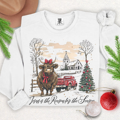 Vintage Jesus is the Reason Lightweight Sweatshirt