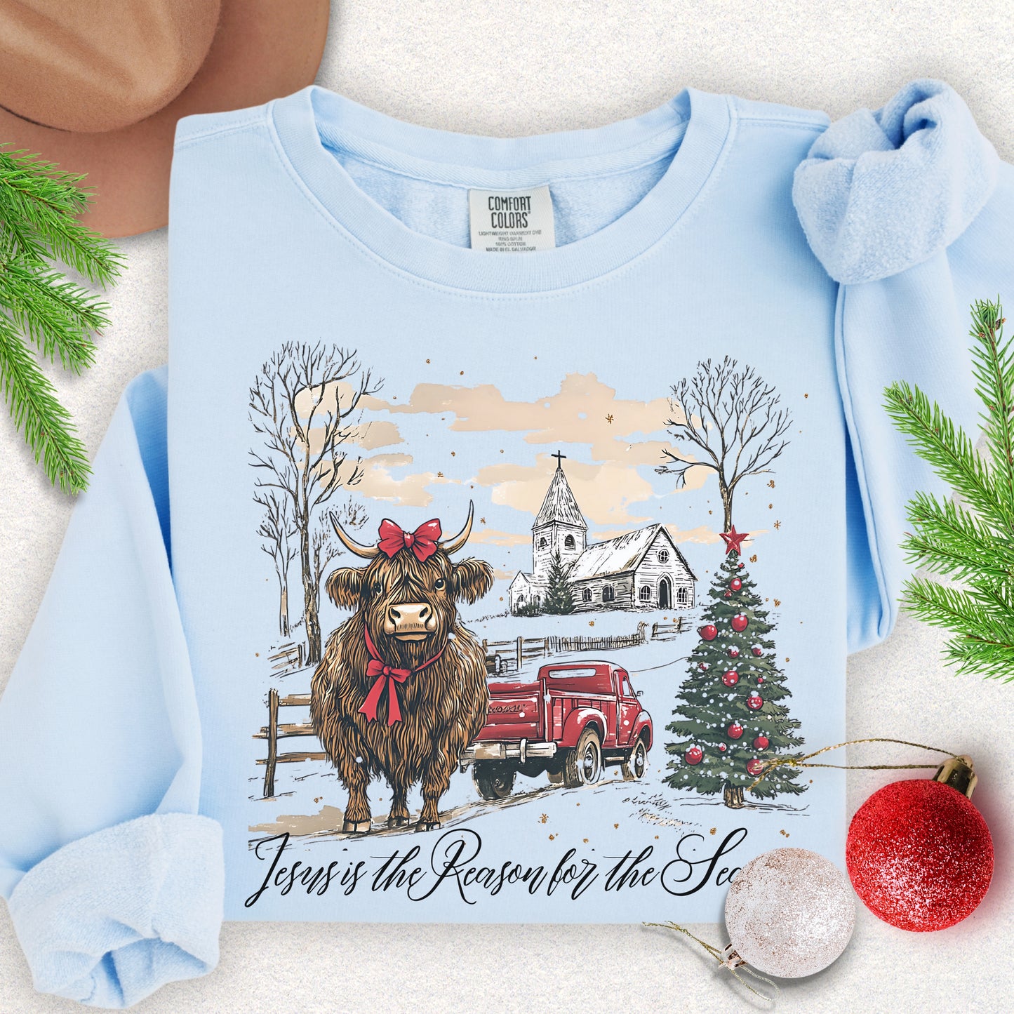 Vintage Jesus is the Reason Lightweight Sweatshirt