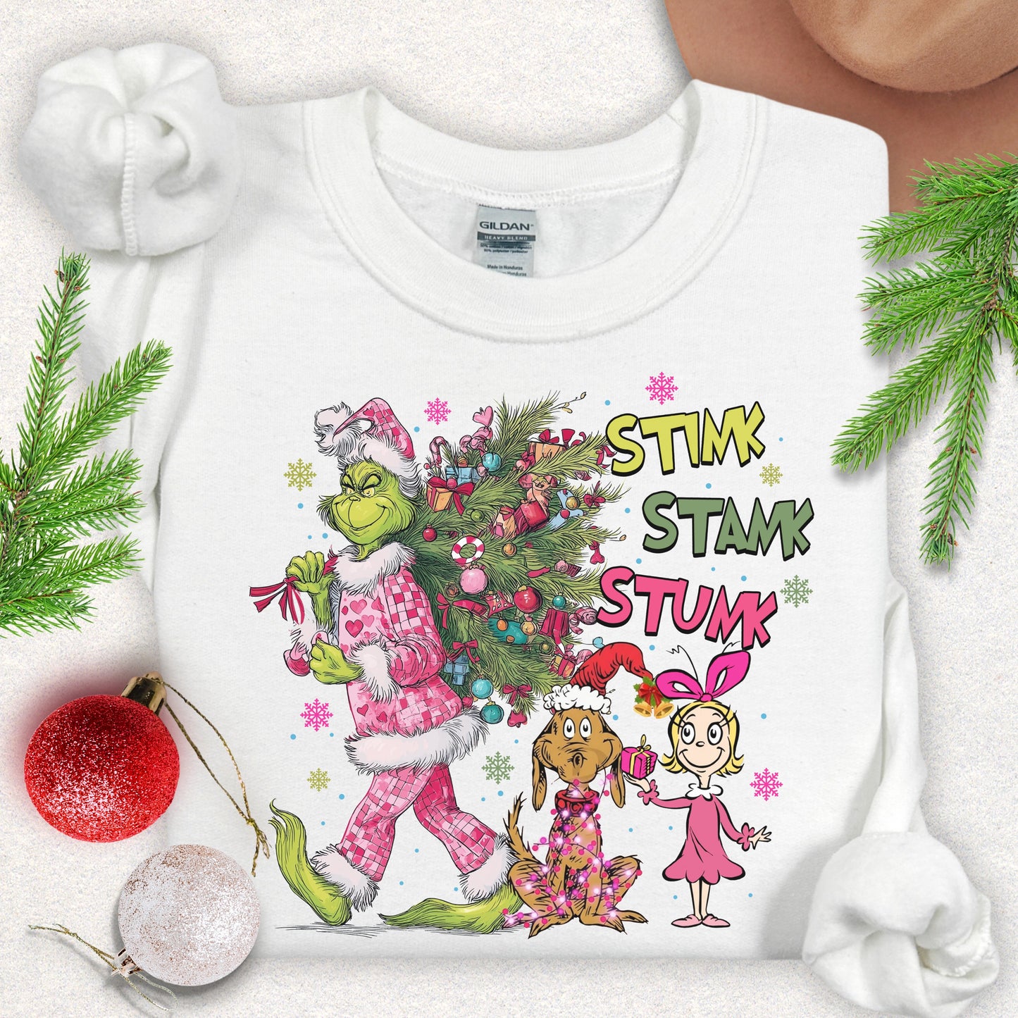 Stink Stank Stunk Christmas Sweatshirt