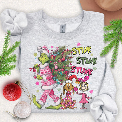 Stink Stank Stunk Christmas Sweatshirt