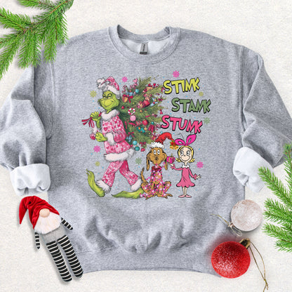 Stink Stank Stunk Christmas Sweatshirt