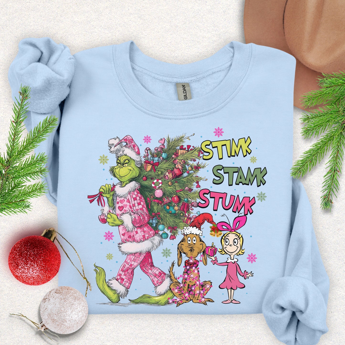 Stink Stank Stunk Christmas Sweatshirt