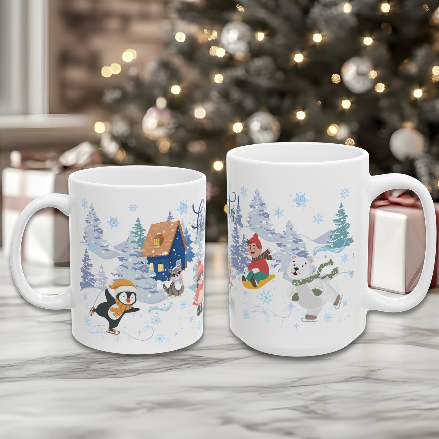 Hello Winter Ceramic Mug (11oz & 15oz)