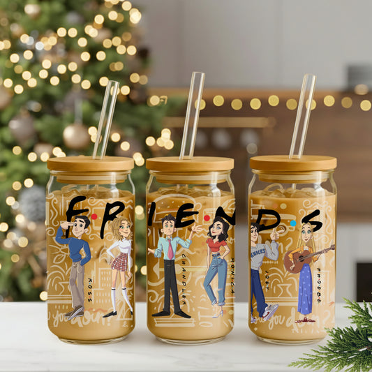 Friends 16oz Sipper Glass