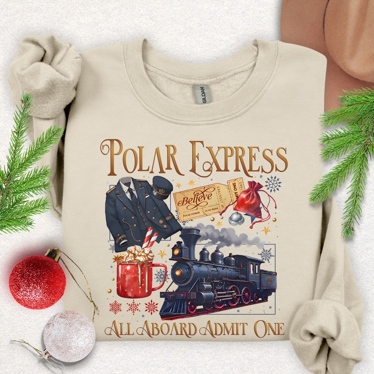 Christmas Train Sweatshirt