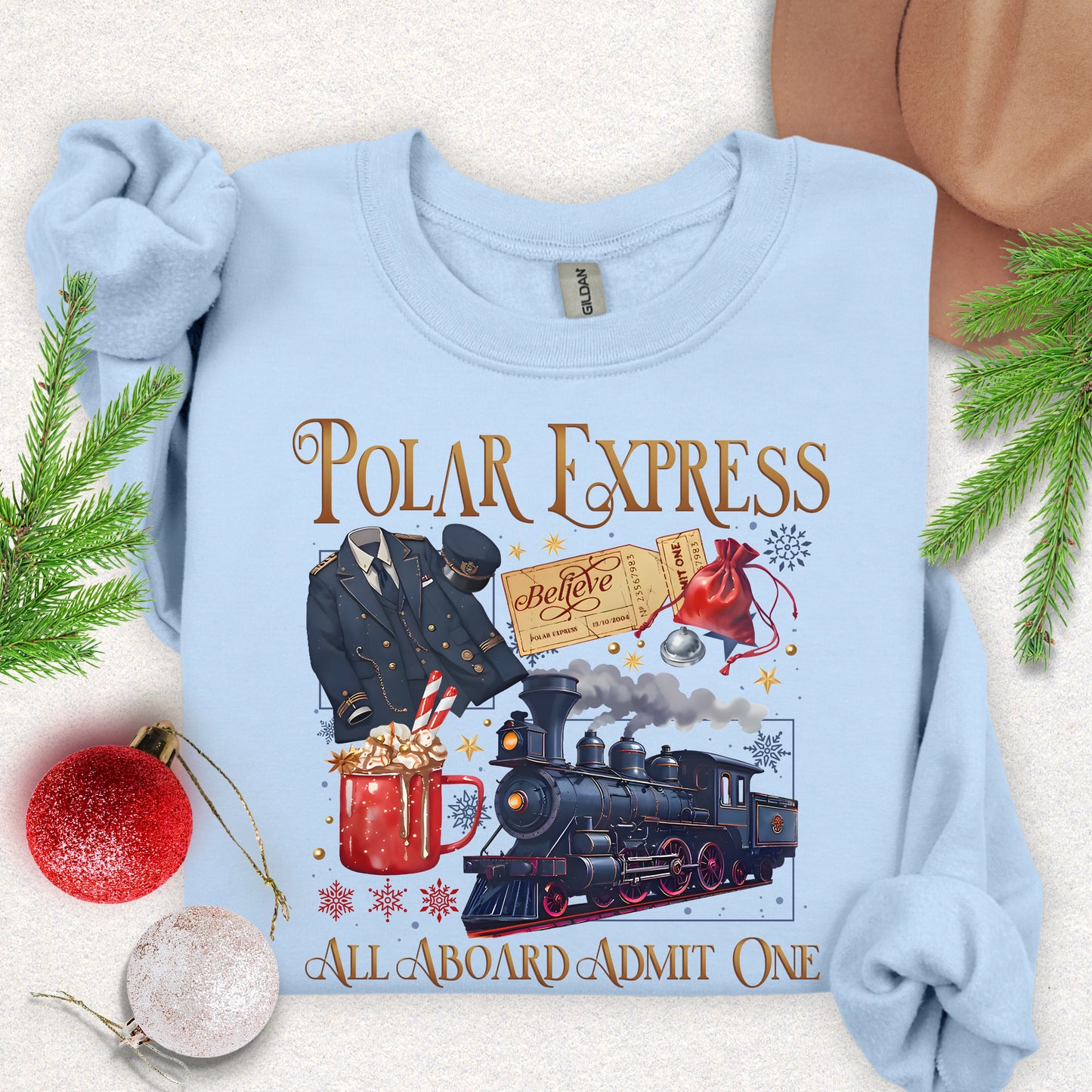 Christmas Train Sweatshirt