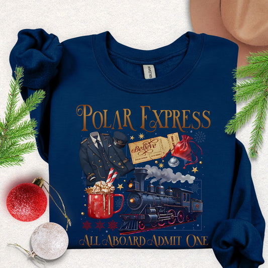 Christmas Train Sweatshirt