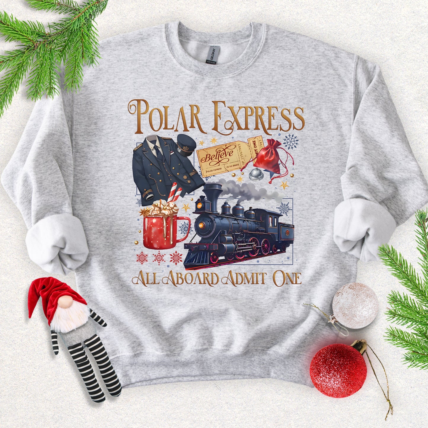 Christmas Train Sweatshirt
