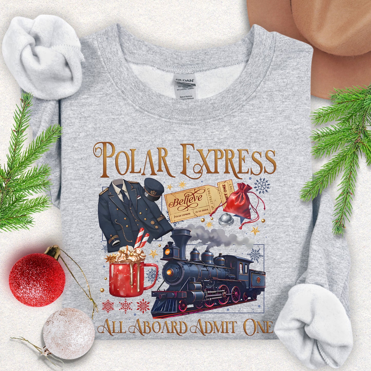 Christmas Train Sweatshirt