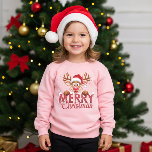 Santas Reindeer - Toddler Sweatshirt