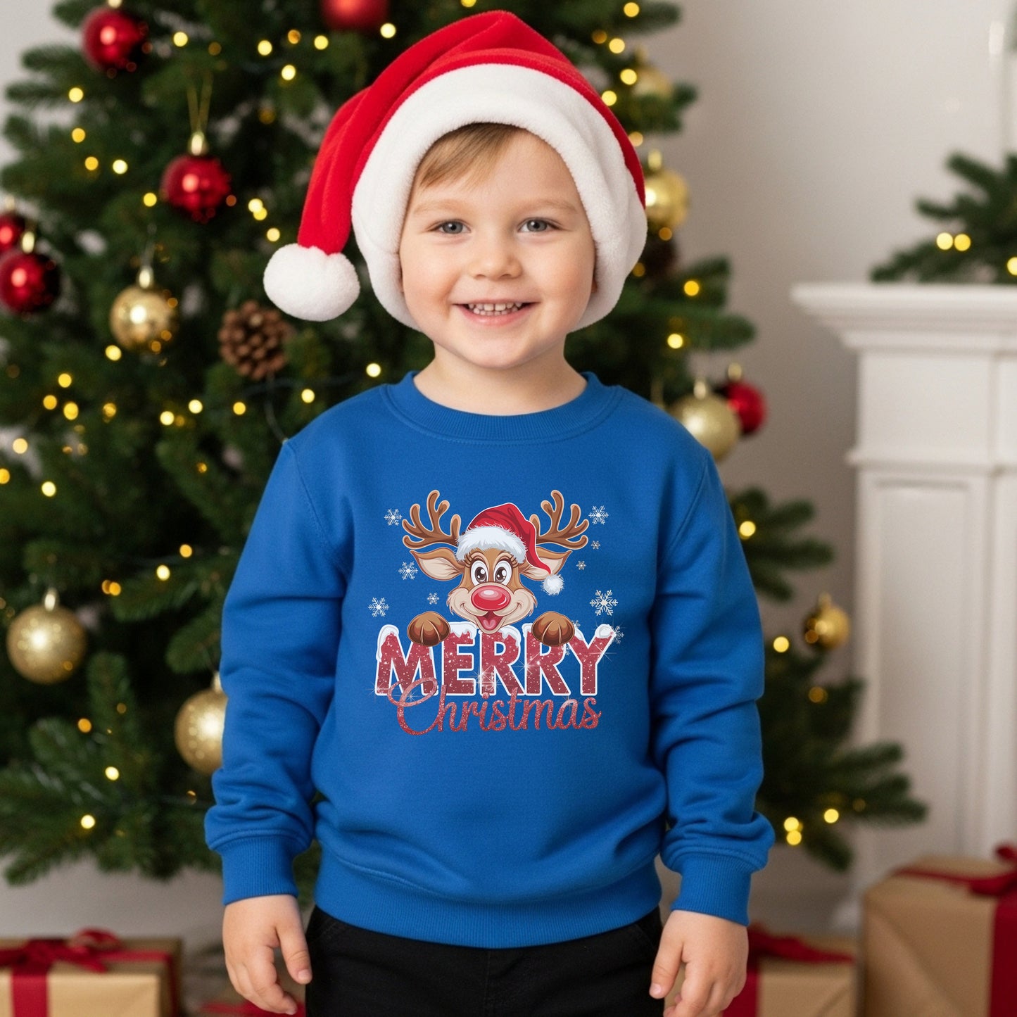 Santas Reindeer - Toddler Sweatshirt