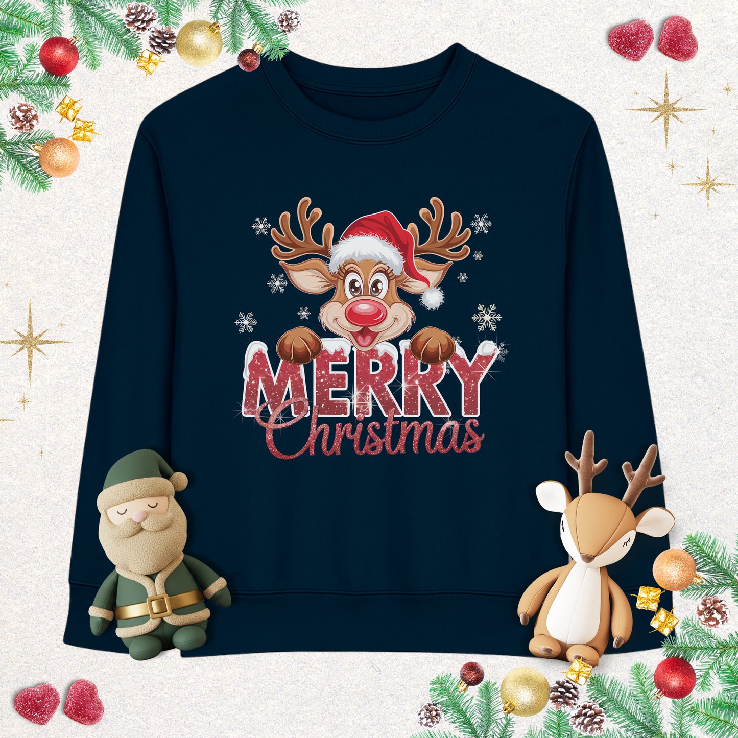 Santas Reindeer - Toddler Sweatshirt