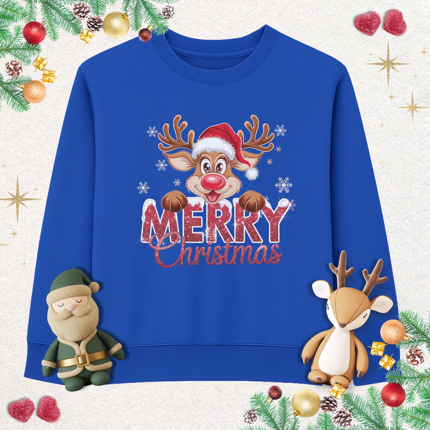 Santas Reindeer - Toddler Sweatshirt
