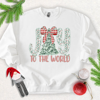 Joy to the World Christmas Sweatshirt