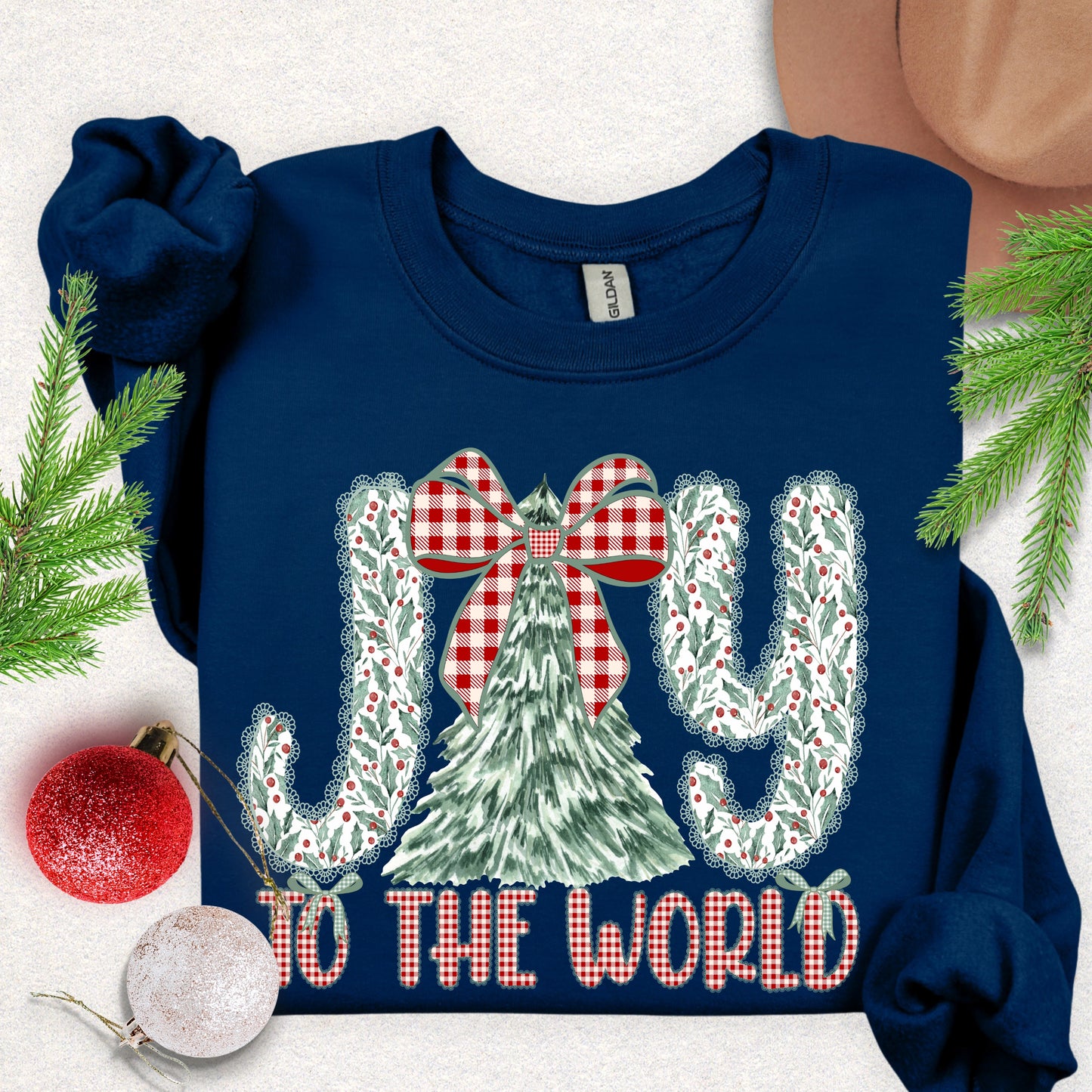 Joy to the World Christmas Sweatshirt