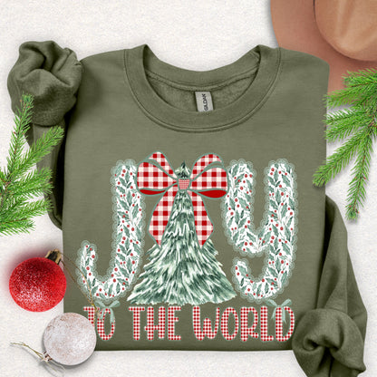 Joy to the World Christmas Sweatshirt
