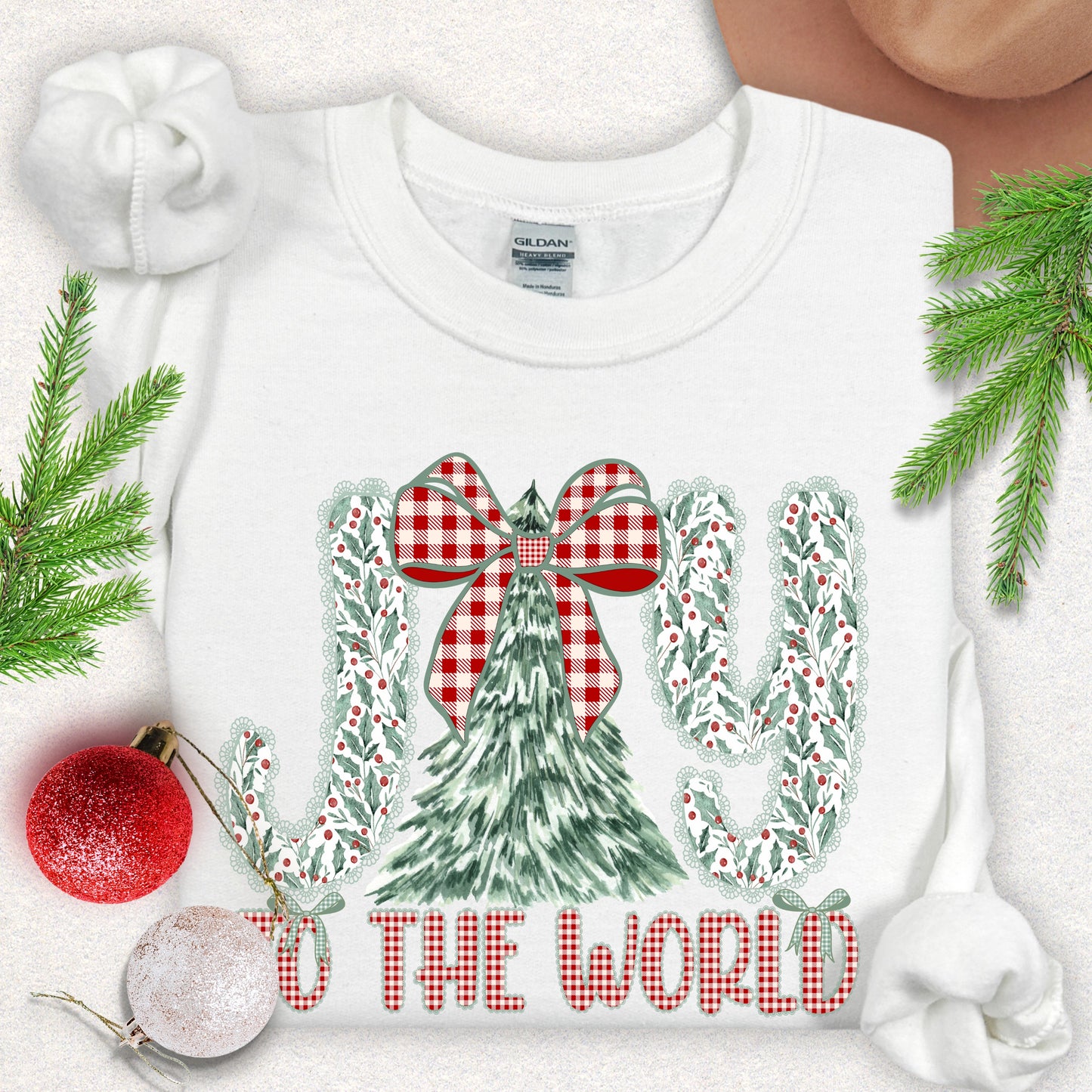 Joy to the World Christmas Sweatshirt