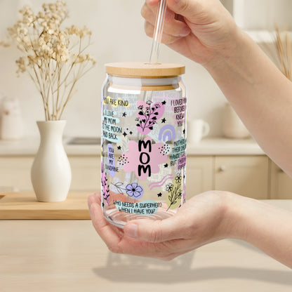 My Mom - Sipper Glass 16oz