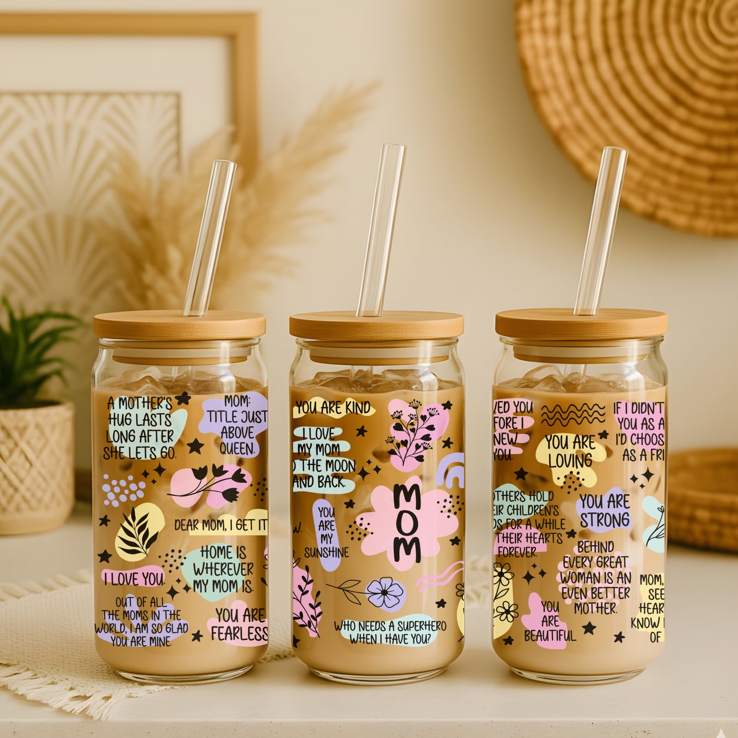 My Mom - Sipper Glass 16oz