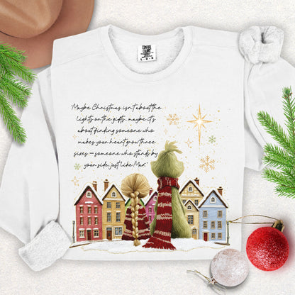 Christmas Beside You Premium Lightweight Sweatshirt
