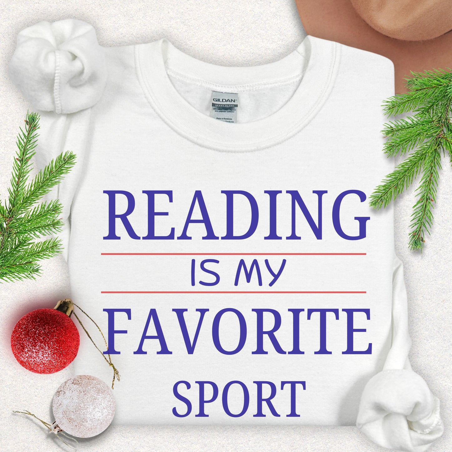 Reading Is My Favorite Sport Sweatshirt