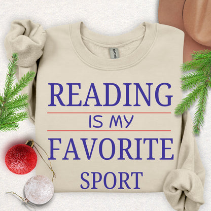 Reading Is My Favorite Sport Sweatshirt