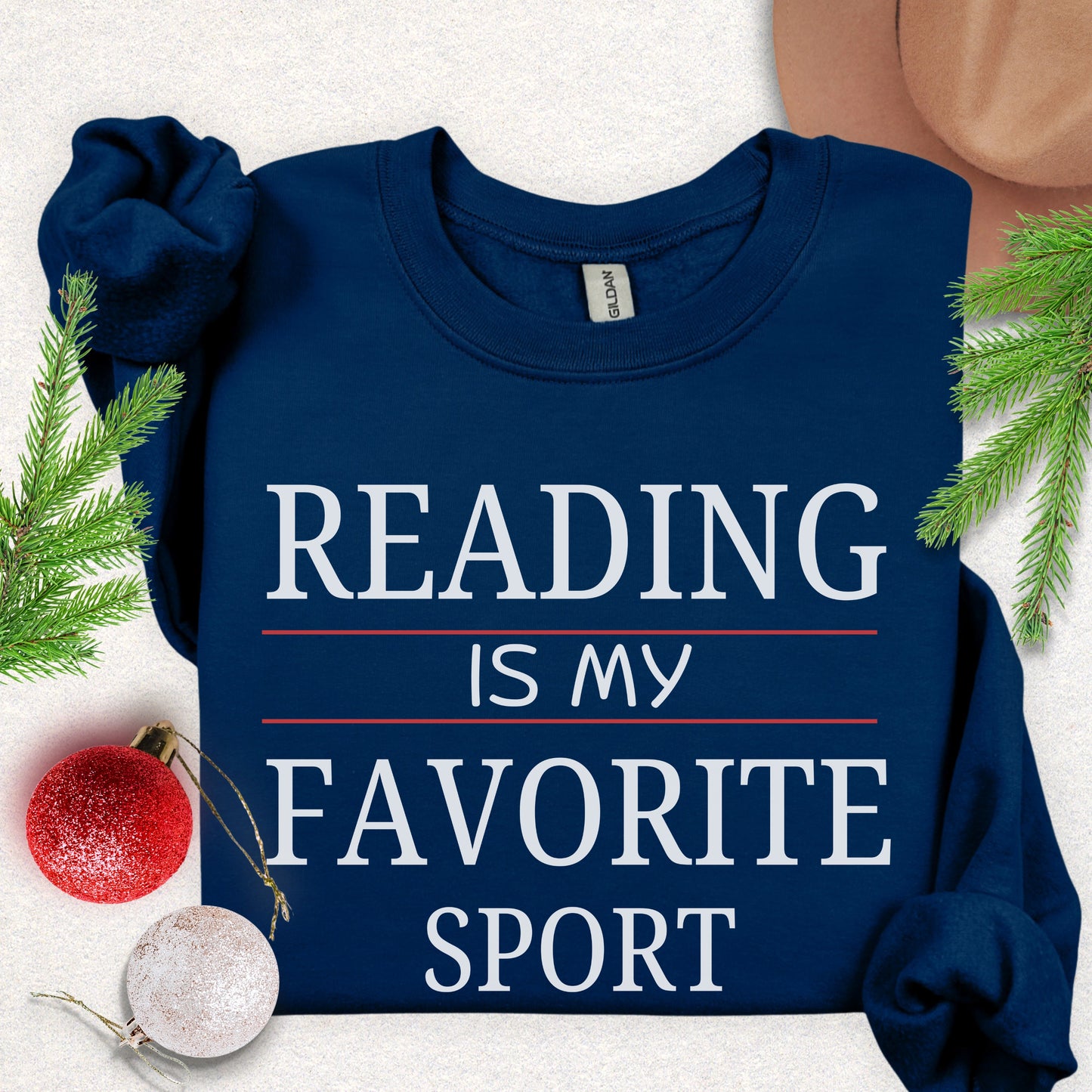 Reading Is My Favorite Sport Sweatshirt