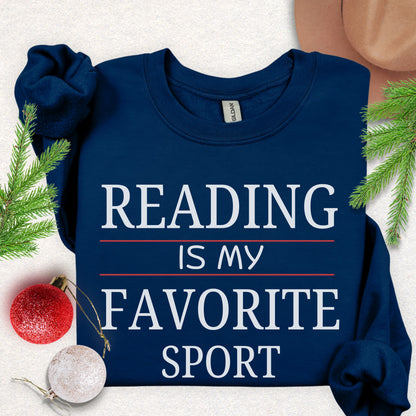 Reading Is My Favorite Sport Sweatshirt