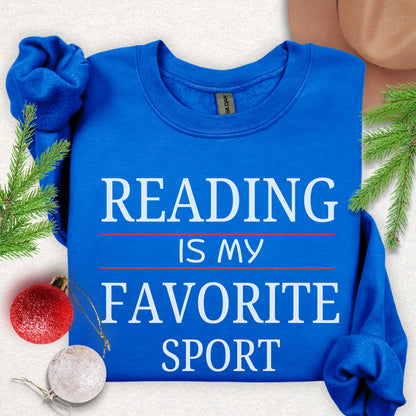 Reading Is My Favorite Sport Sweatshirt