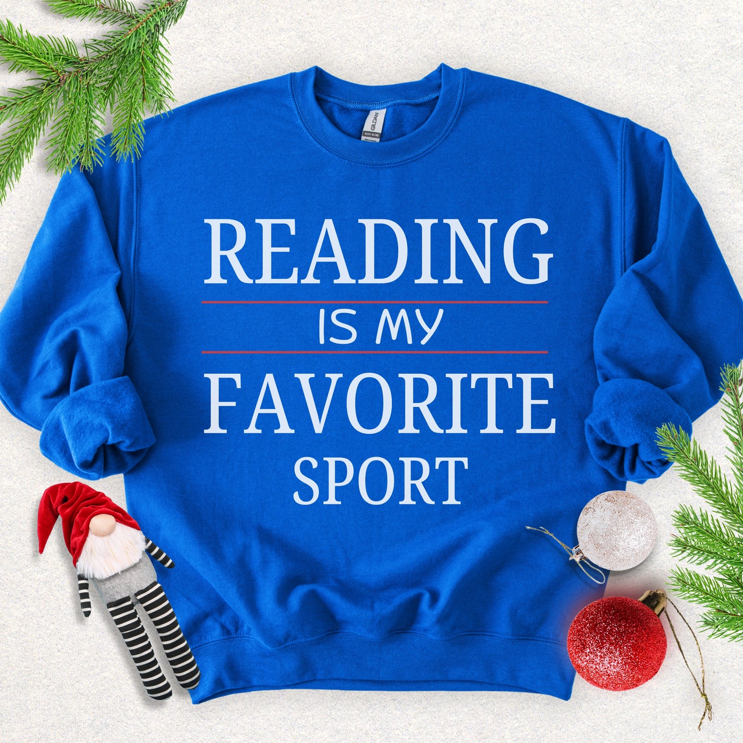 Reading Is My Favorite Sport Sweatshirt