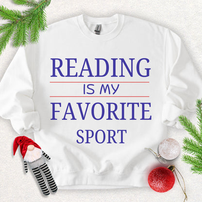 Reading Is My Favorite Sport Sweatshirt