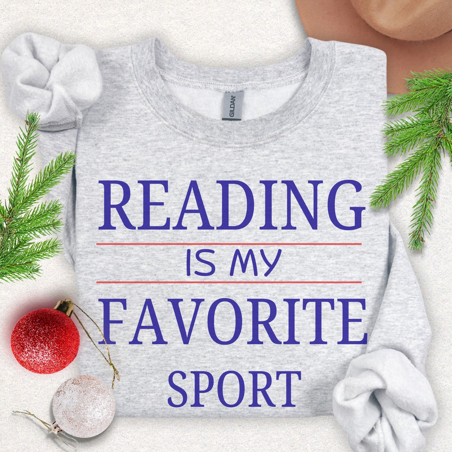 Reading Is My Favorite Sport Sweatshirt