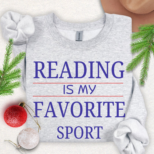 Reading Is My Favorite Sport Sweatshirt