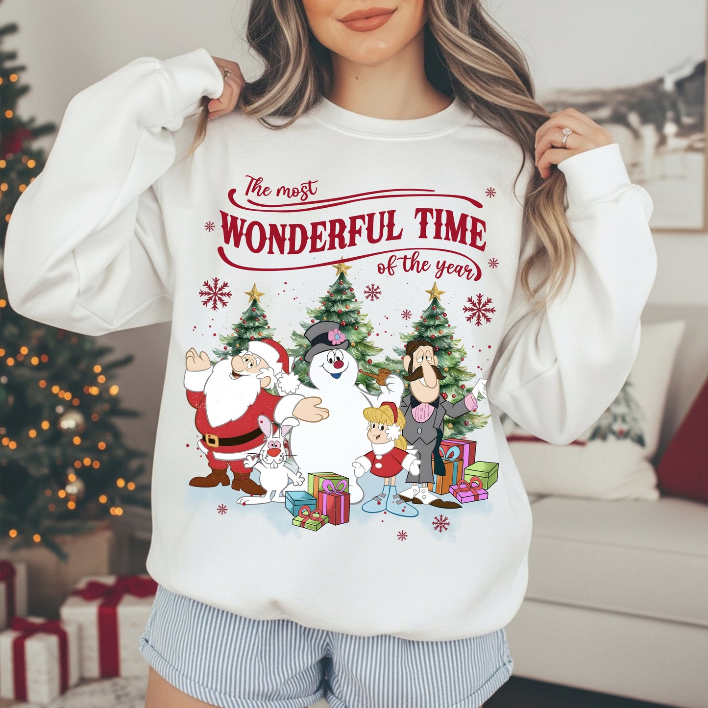 It's a Wonderful Time of the Year" Sweatshirt (Front & Back Design)