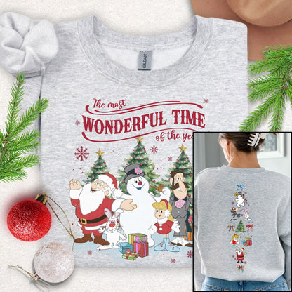It's a Wonderful Time of the Year" Sweatshirt (Front & Back Design)