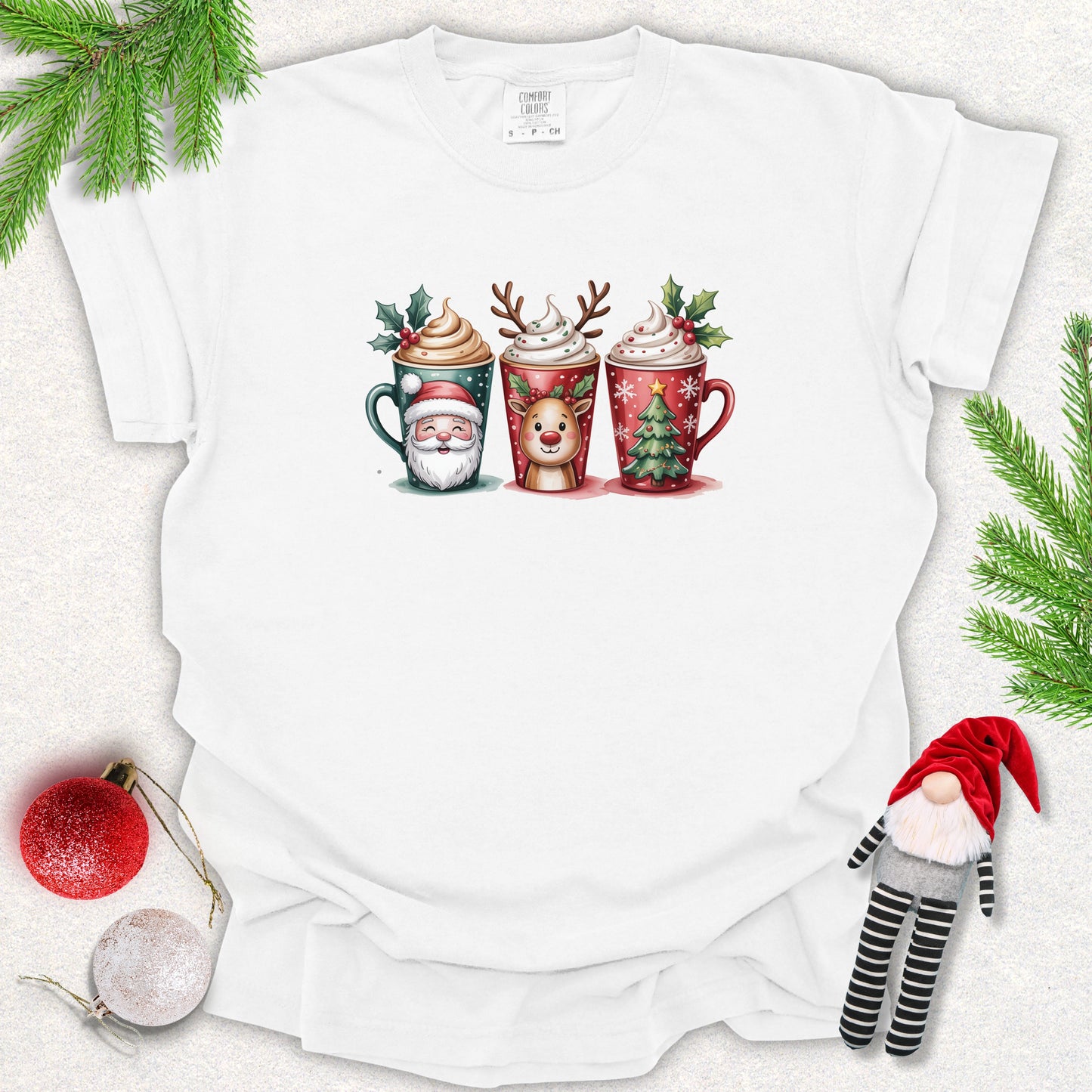Festive Christmas Drinks Tee