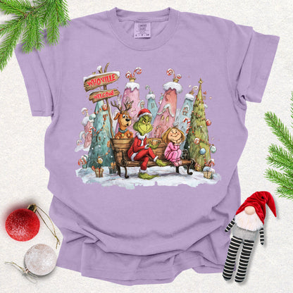 Christmas in Candy Cane Village Tee